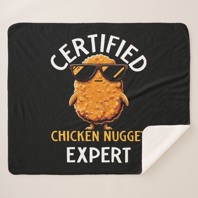 Zertifizierter Hühnernugget-Experte Sherpadecke (Vorderseite (Horizontal))