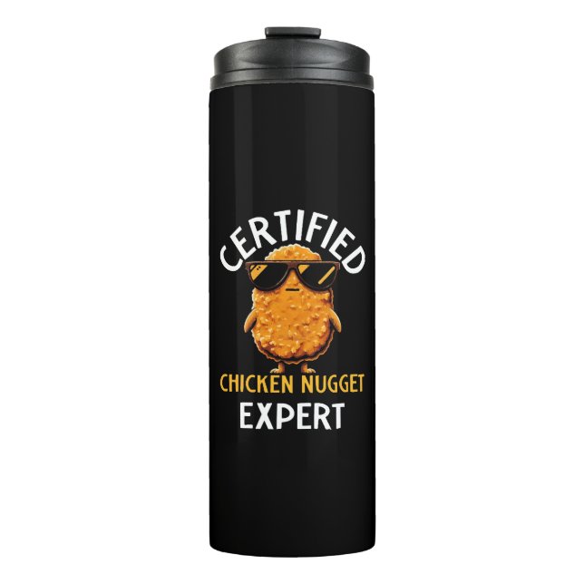 Zertifizierter Hühnernugget-Experte Thermosbecher (Vorderseite)