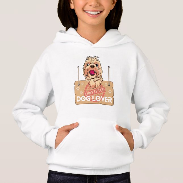 Zertifizierter Hund Lover Hoodie (Vorderseite)