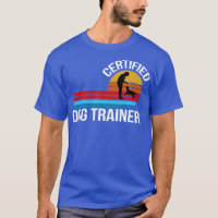 Zertifizierter Hundetrainer-Retrostitel Vintag