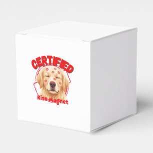 Zertifizierter Kussmagnet - Lustiger Golden Retrie Geschenkschachtel