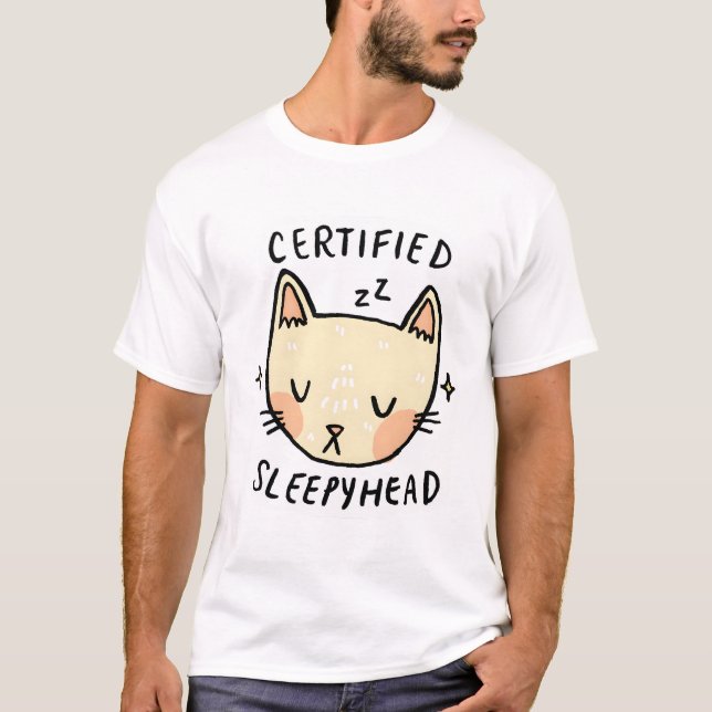 Zertifizierter Langschläfer  T-Shirt (Vorderseite)