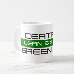 Zertifizierter Lean Six Sigma Green Belt Kaffeetasse