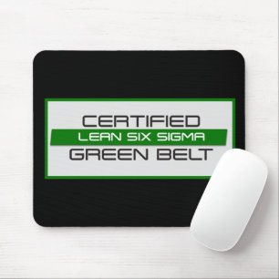 Zertifizierter Lean Six Sigma Green Belt Mousepad
