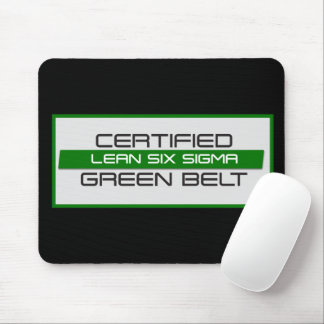 Zertifizierter Lean Six Sigma Green Belt Mousepad