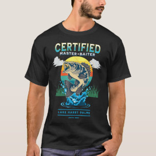 Zertifizierter Meister-Ködermann Lustiges Angeln T-Shirt