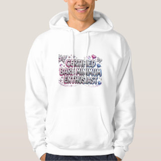Zertifizierter Minimal-Enthusiast Humorvoll Hoodie