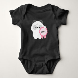 Zertifizierter Niedrigenergie-Panda Baby Strampler