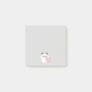 Zertifizierter Niedrigenergie-Panda Post-it Klebezettel
