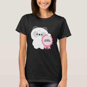 Zertifizierter Niedrigenergie-Panda T-Shirt
