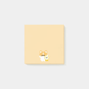 Zertifizierter NPC Corgi Post-it Klebezettel