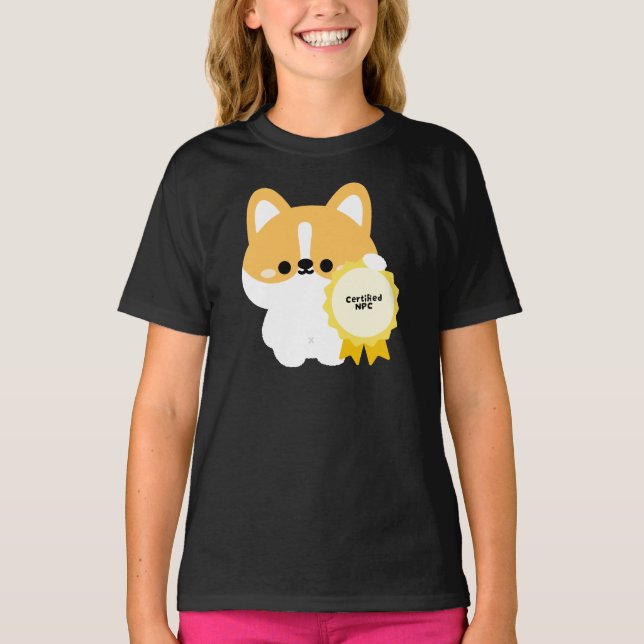Zertifizierter NPC Corgi T-Shirt (Vorderseite)