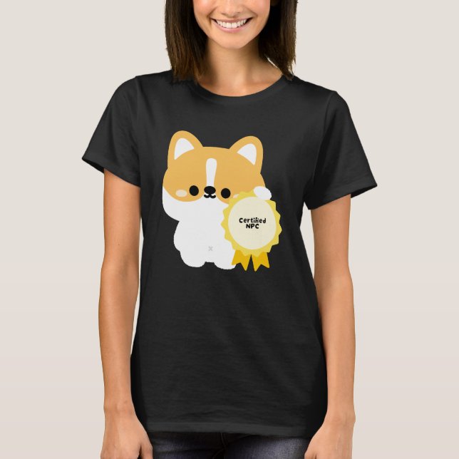 Zertifizierter NPC Corgi T-Shirt (Vorderseite)