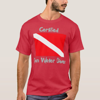 zertifizierter Open Water Diver für Tauchfreunde T-Shirt