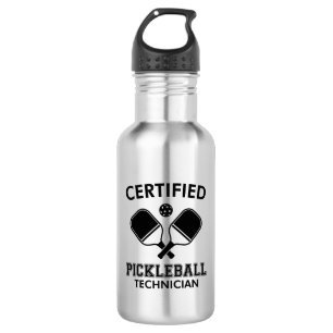 Zertifizierter Pickleball-Techniker Edelstahlflasche