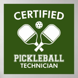 Zertifizierter Pickleball-Techniker Poster