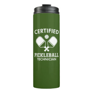 Zertifizierter Pickleball-Techniker Thermosbecher