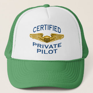 Zertifizierter privater Pilot Wings Trucker Hat Truckerkappe
