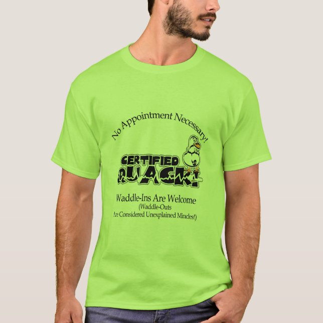 Zertifizierter Quack T-Shirt (Vorderseite)