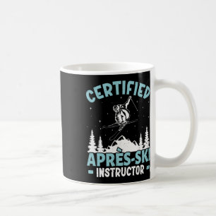 Zertifizierter Skilehrer Lustig Skifahren Après-Sk Kaffeetasse