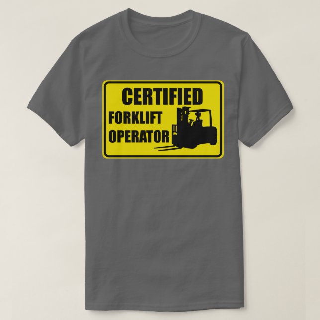 Zertifizierter Stapler T-Shirt (Design vorne)
