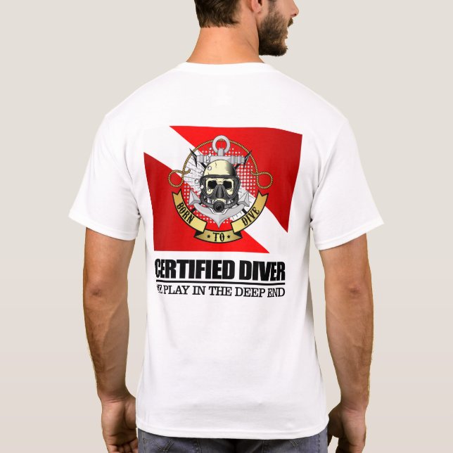 Zertifizierter Taucher (BDT) T-Shirt (Rückseite)