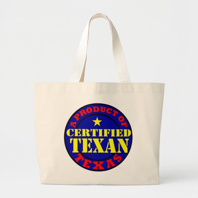 ZERTIFIZIERTER TEXAN JUMBO STOFFBEUTEL (Vorne)