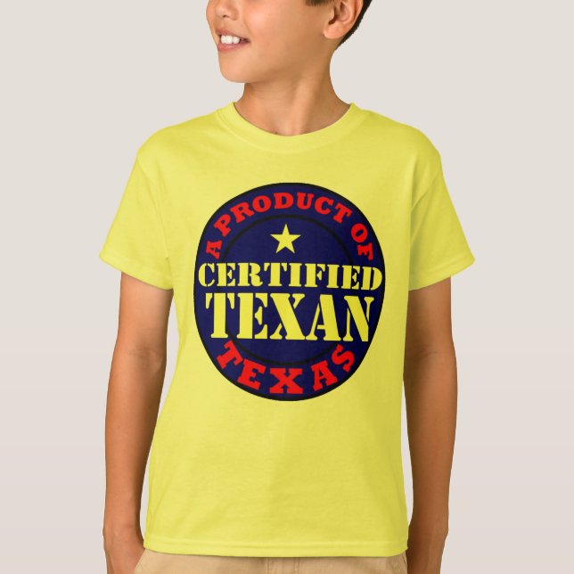 ZERTIFIZIERTER TEXAN T-Shirt (Vorderseite)