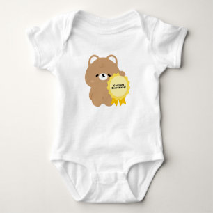 Zertifizierter Überdenker Braunbär Baby Strampler