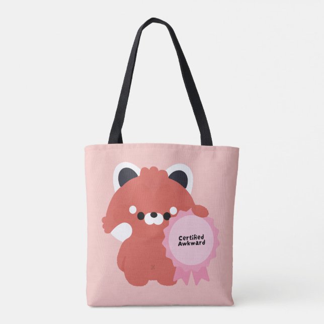 Zertifizierter Ungeschickter Roter Panda (Rückseite)