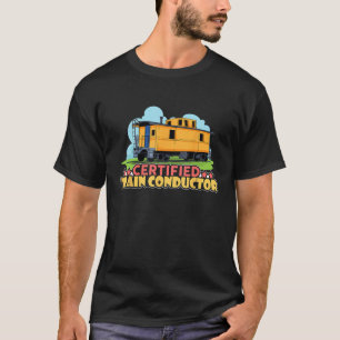 Zertifizierter Zugführer Transport Schiene T-Shirt