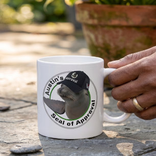 Zertifiziertes Gütesiegel Deadpan Benutzerdefini Kaffeetasse