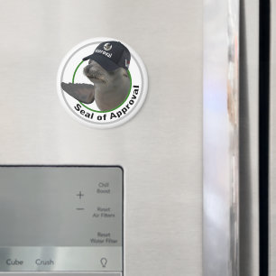 Zertifiziertes Gütesiegel Deadpan-Siegel-Magnet Magnet