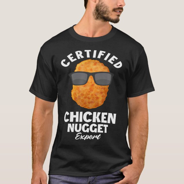Zertifiziertes Hühnchen Nugget Expert - Funny Chic T-Shirt (Vorderseite)