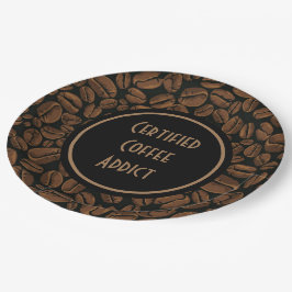 Zertifiziertes Kaffeedokument Pappteller