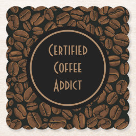 Zertifiziertes Kaffeedokument Untersetzer