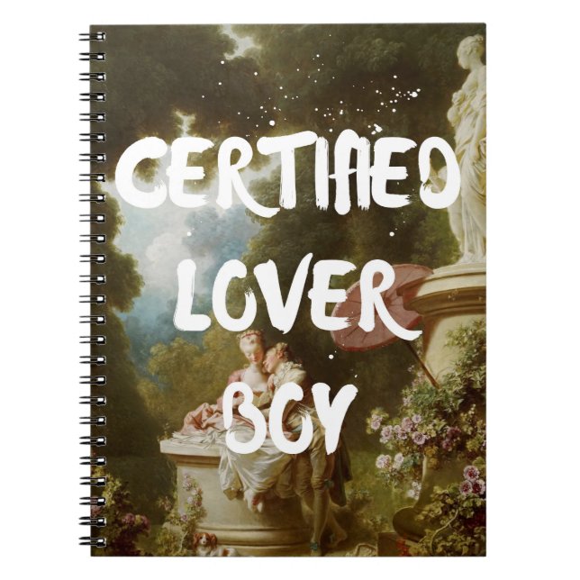 Zertifiziertes Lover Boy Notebook Notizblock (Vorderseite)