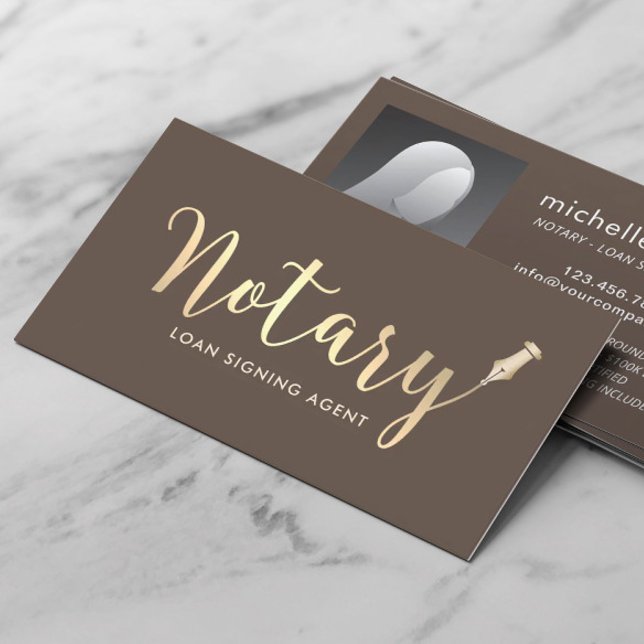 Zertifiziertes Notar Signing Agent Foto Visitenkarte (Von Creator hochgeladen)