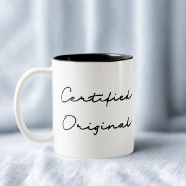 Zertifiziertes Originalangebot Zweifarbige Tasse (Von Creator hochgeladen)