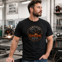 Zertifiziertes Spark Maker Schweißer-Shirt Lustige