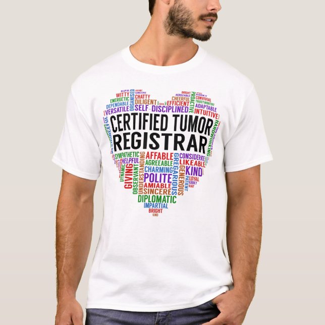 Zertifiziertes Tumorregister T-Shirt (Vorderseite)