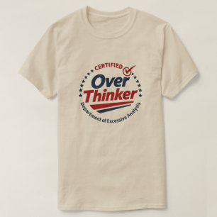 Zertifiziertes Über-Denker-Funny-Grafik-T-Shirt   T-Shirt