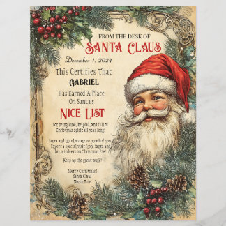 Zertifizierung der Santa's Nice Liste