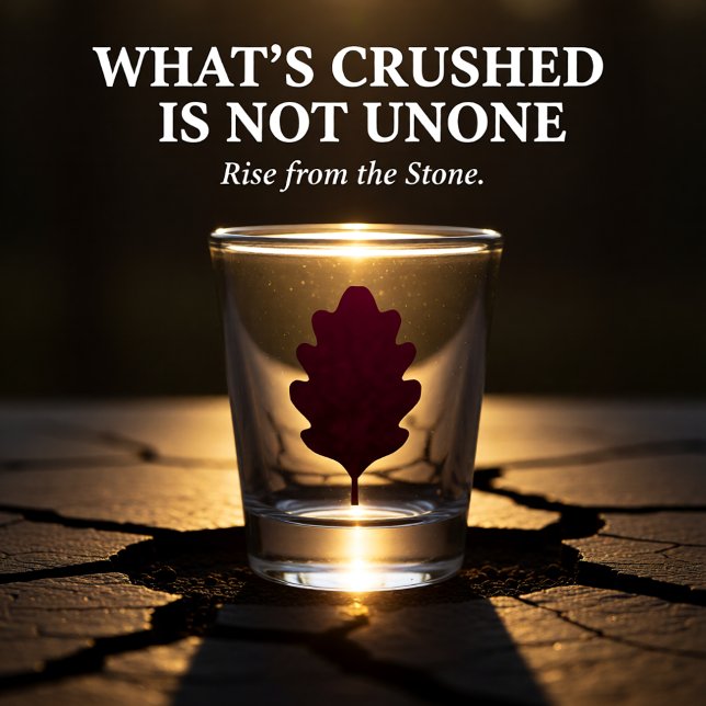 Zertretene Blüte Schnapsglas (Von Creator hochgeladen)