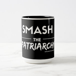 Zertrümmern die Patriarchy-Tasse Zweifarbige Tasse