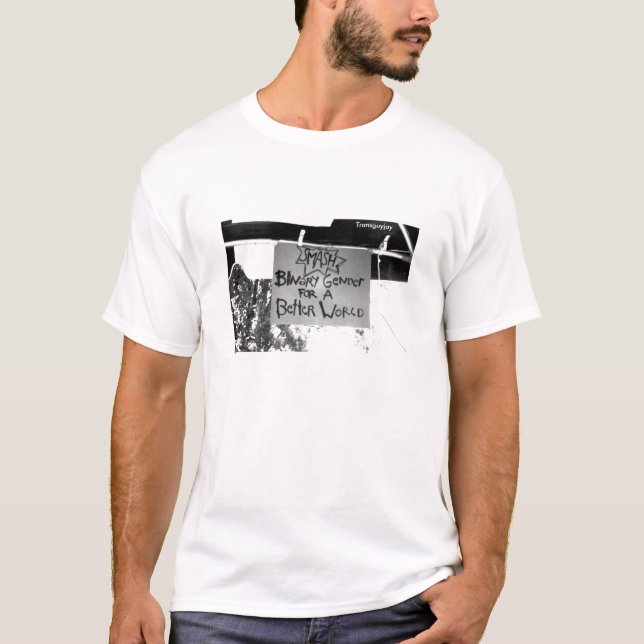 Zertrümmern-Zweiheits-Geschlecht T-Shirt (Vorderseite)