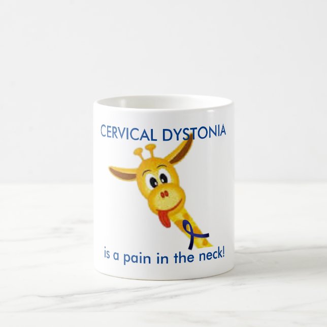 Zervikale Dystonie-Bewusstseins-Tasse Kaffeetasse (Mittel)