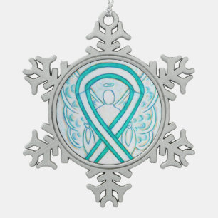 Zervikaler Krebs Bewusstsein Ribbon Engel Ornament