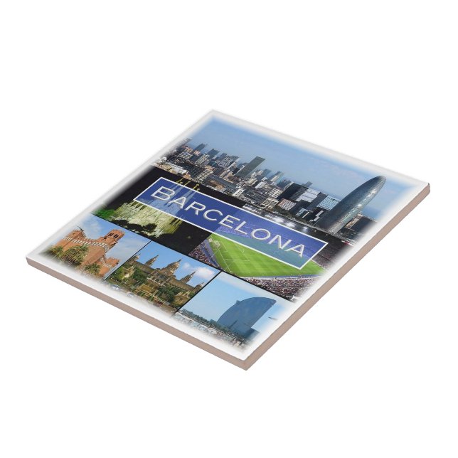 zES003 BARCELONA Spanien, Fliese (Seite)