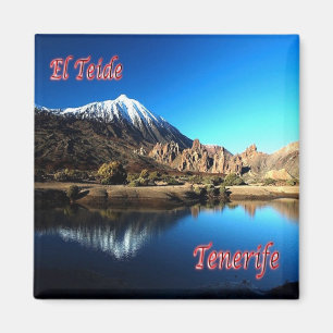zES006 EL TEIDE Teneriffa Spanien, Kühlschrank Magnet